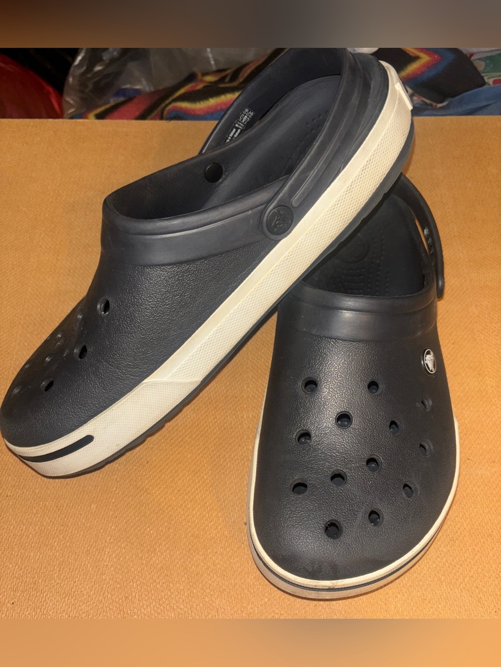 Dark Blue Crocs Size Men 9 Women 11 Classic Navy Clog Shoes for Men Comfortable